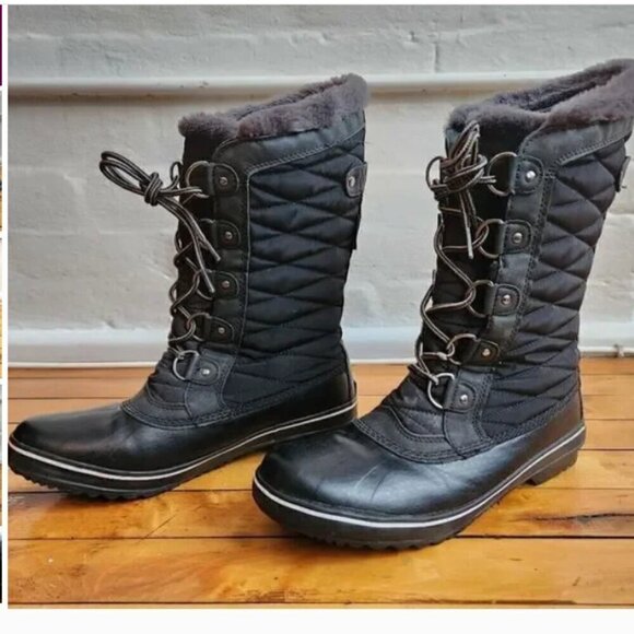JBU By Jambu Water Resistant Lace Up Winter Boots Size 8 - Picture 2 of 6